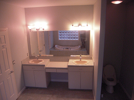 before and after bathroom